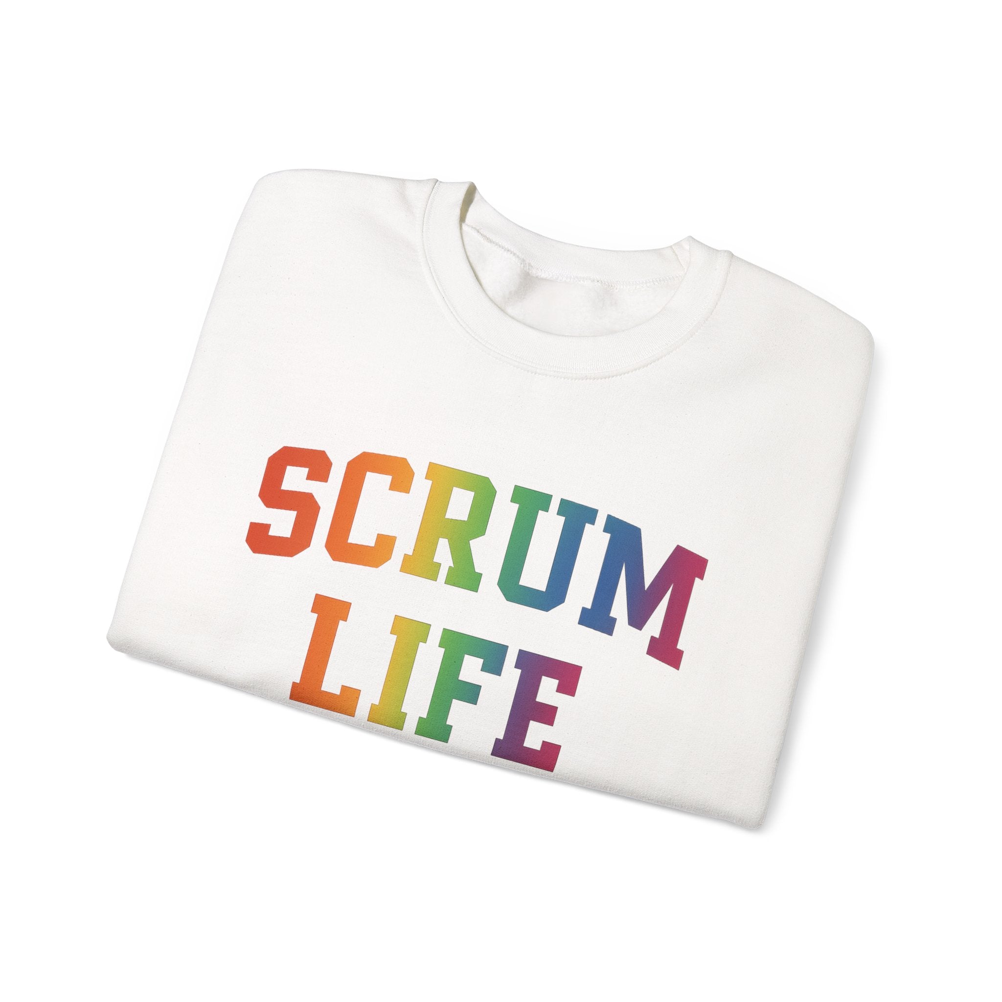 Scrum Life Crewneck - Rainbow